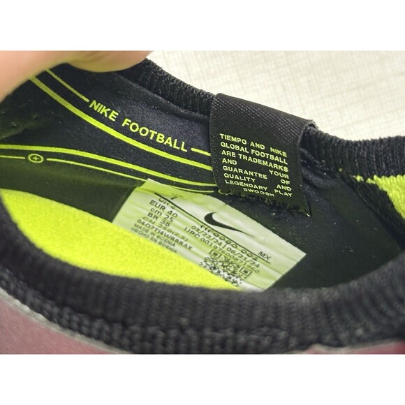 Nike Tiempo Legend 10 Elite FG Silver Volt Soccer Cleats Size 7 HF8980-001 main image 12